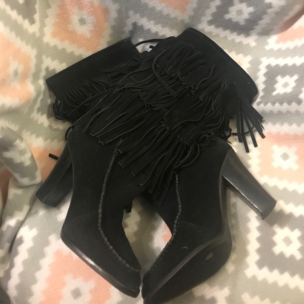 Ralph Lauren Fringe Boots